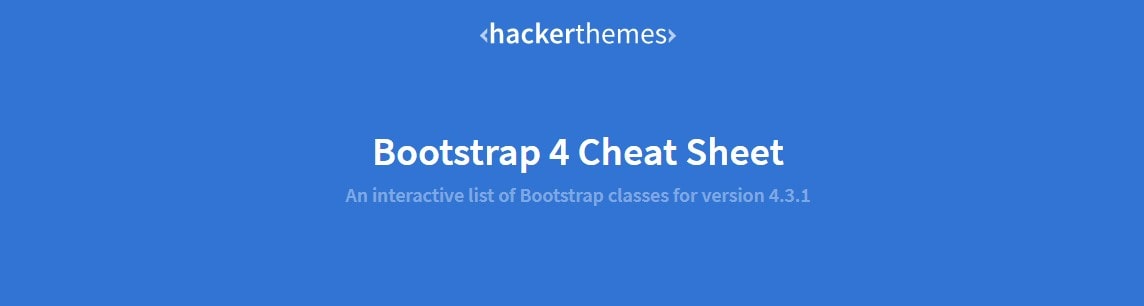 bootstrap4のチートシートを使って簡単にサイト制作
